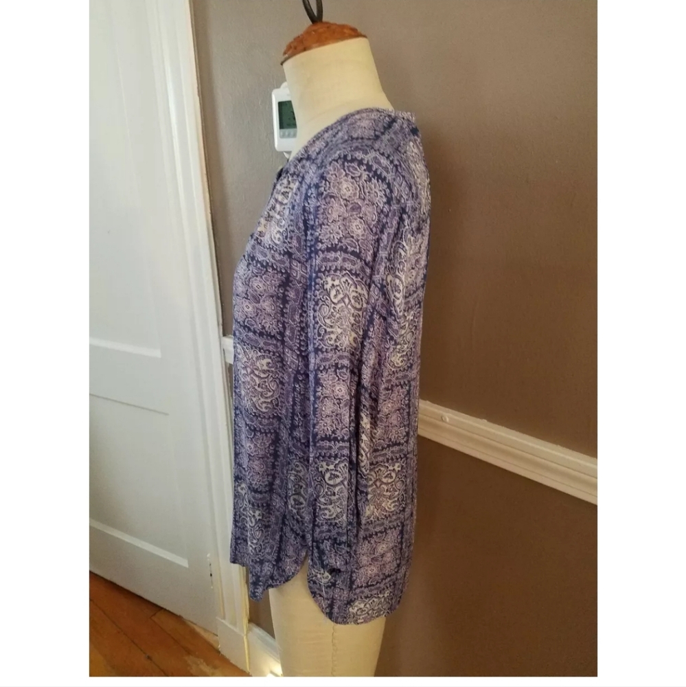 Multicolor Button Down Anthropologie Top By Akemi… - image 4